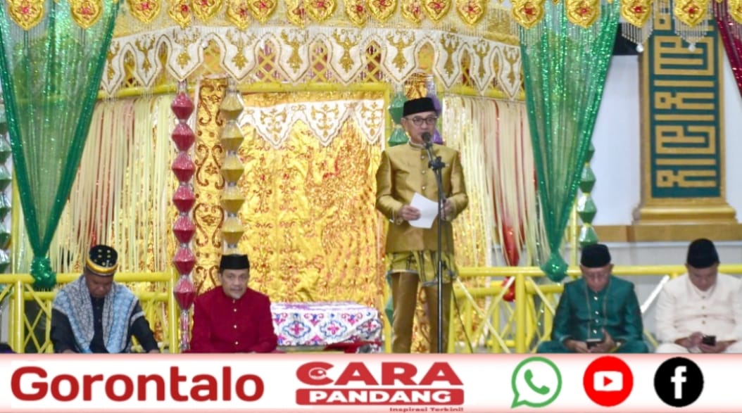 28 Pemerintah Daerah Kabupaten Pohuwato bersama unsur lembaga adat menggelar perayaan Maulid Nabi Muhammad SAW 1447 Hijriah di Masjid Agung Baiturrahim, Kamis (04/09/2025).